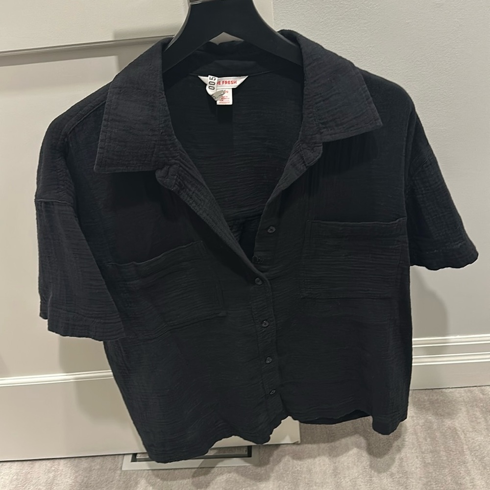 Women’s Joe fresh short sleeve linen style blouse